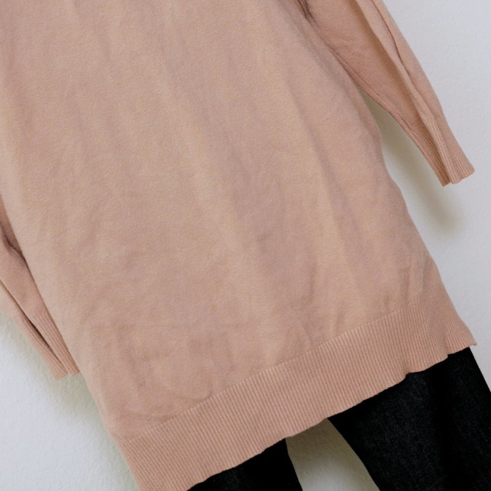 Dreamers Oversized V Neck Sweater‎ Orange Women Size M/L - Picture 6 of 8